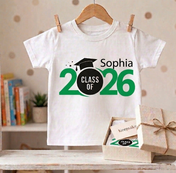 Personalised End of year T-shirt / Class of 2026 Top
