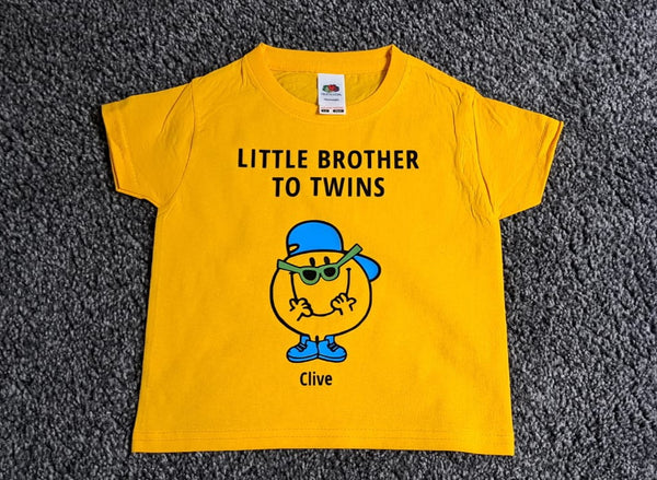 Sibling clothing to twins, twin clothing, world book day top, 