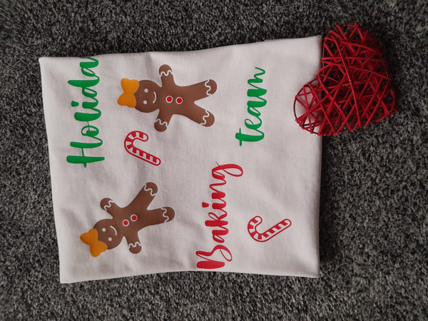 Gingerbread Baking Team T-shirt or Jumper