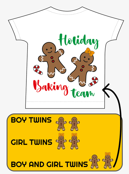 Gingerbread Baking Team T-shirt or Jumper