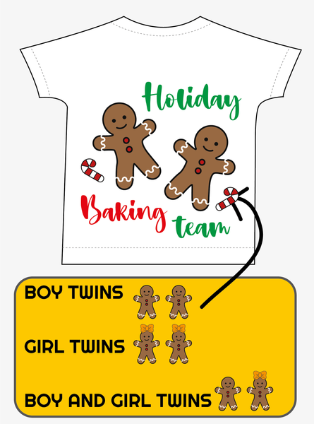 Gingerbread Baking Team T-shirt or Jumper