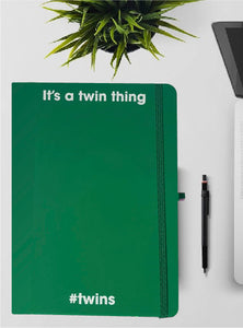 It's a Twin Thing - Green Notebook