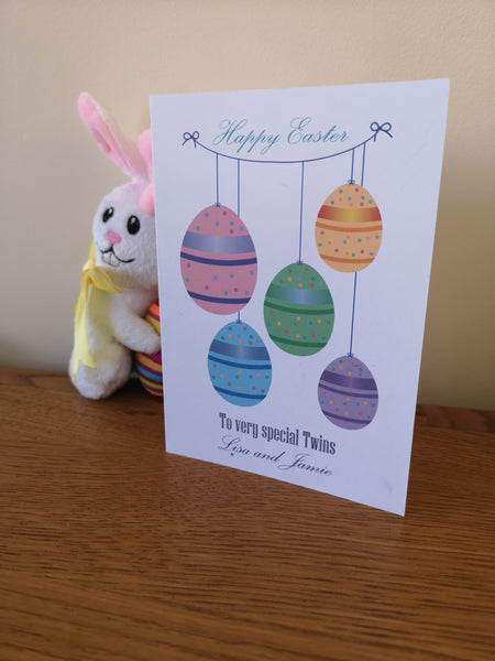 Personalised Easter Egg Greeting Card