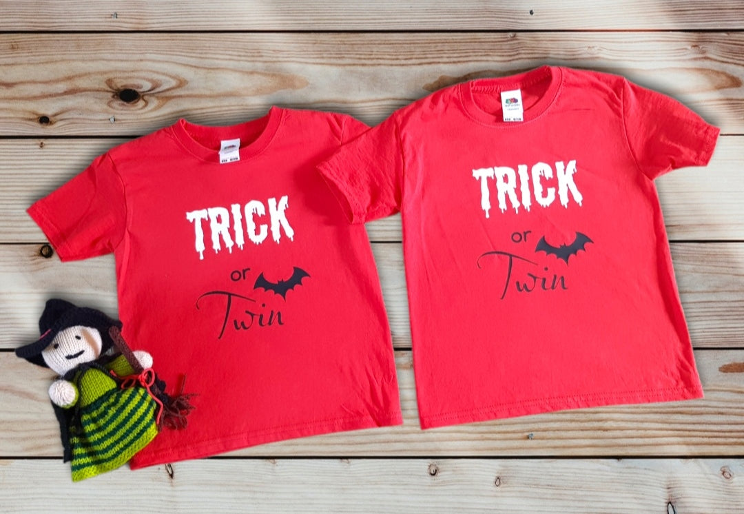 Trick or Twin T-shirts - Set of 2