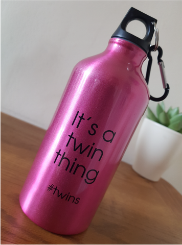 TwinnyThings TwinGifts Pinkwaterbottle2 large